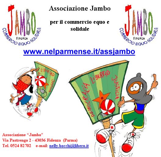 Associazione Jambo per il commercio equo e solidale, Fidenza (PR)